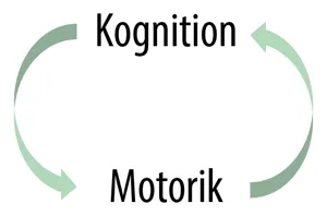 Grafik: Zusammenspiel Kognition - Motorik